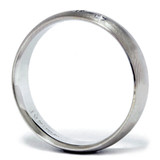 Mens Three Stone 14K White Gold Diamond Wedding Band
