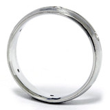 Mens 950 Platinum Diamond Brushed Wedding Ring Band Mens 950 Platinum Diamond Brushed Wedding Ring Band