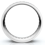 1 1/10ct Diamond Mens Eternity Wedding Ring 8mm 14K White Gold 1 1/10ct Diamond Mens Eternity Wedding Ring 8mm 14K White Gold