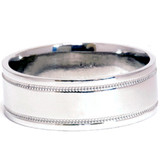 7mm 950 Platinum Comfort Fit Wedding Band NEW Ring