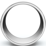 9mm Flat High Polished Wedding Band 950 Platinum