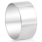 9mm Flat High Polished Wedding Band 950 Platinum