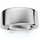 9mm Flat High Polished Wedding Band 950 Platinum
