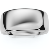 High Polished 9MM Dome Mens Wedding Band Ring 950 Platinum