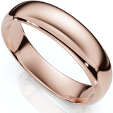 5mm Dome High Polished Wedding Band 14K Rose Gold