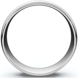 5mm Plain Polished Platinum Comfort Wedding Ring Shiny High Polished Dome