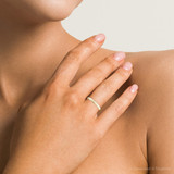 3mm Wide High Polished Dome Wedding Band Solid 14K Yellow Gold Ring