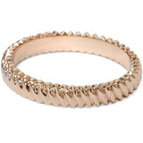 14K Rose Gold Hand Carved Wedding Band 14K Rose Gold Hand Carved Wedding Band