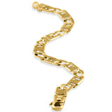 Men's Link 14k Gold (28gram) or Platinum (46gram)  Bracelet 8.5"