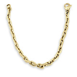 Men's Rolo Link 14k Gold (26gram) or Platinum (42gram) 5mm Bracelet 8.5"