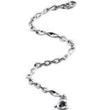 Men's Link 14k Gold (12gram) or Platinum (19gram) 4mm Bracelet 8.25"