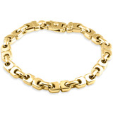 Men's 14k Gold (54gram) or Platinum (87gram) 7mm Link Bracelet 8.5"