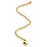 Men's 14k Gold (15gram) or Platinum (24gram) 5mm Link Bracelet 8.5"