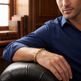 Men's Seed Link 14k Gold (29gram) or Platinum (47gram) 5mm Bracelet 8.5"