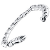 Men's Link 14k Gold (65gram) or Platinum (105gram) 11.5mm Bracelet 8.5"