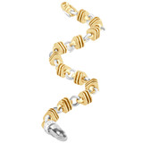 Men's Link 14k Gold (58gram) or Platinum (94gram) 8-9mm Bracelet 8.75"