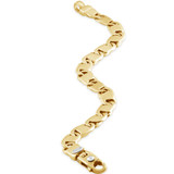 Men's Designer Mariner Wide Link 14k Gold (46gram) or Platinum (74gram) 9mm Bracelet 8.25"