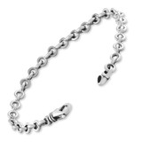 Men's Rolo Link 14k Gold (20gram) or Platinum (32gram) 6mm Bracelet 8.5"