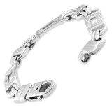 Men's Link 14k Gold (70gram) or Platinum (113gram) 5.5-12.5mm Bracelet 8.5"