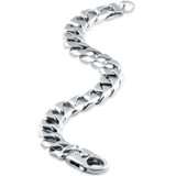 Men's Curb Link 14k Gold (85gram) or Platinum (132gram) 12mm Bracelet 8.5"