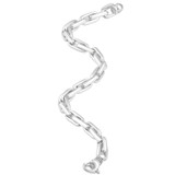 Men's Long Round Link 14k Gold (40gram) or Platinum (65gram) Bracelet 8.5"