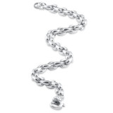 Men's Designer Cable Link 14k Gold (38gram) or Platinum (61gram) 6.5mm Bracelet 8.5"