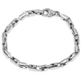 Men's Link 14k Gold (46gram) or Platinum (74gram) 5.5mm Bracelet 8.5"