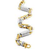 Men's Link 14k Gold (72gram) or Platinum (115gram) 7-9mm Bracelet 8.75"