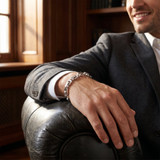 Men's Link 14k Gold (84gram) or Platinum (135gram) 8.5mm Bracelet 8.5"