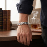 Men's Puffed Heavy Mariner Link 14k Gold (113gram) or Platinum (183gram) 13.5mm Bracelet 8.5"