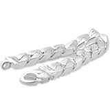 Men's Cuban 14k Gold (208gram) or Platinum (335gram) 16.5mm Link Bracelet 9.5"