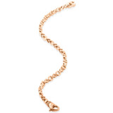 Men's Link 14k Gold (17gram) or Platinum (27gram) 3.5mm Bracelet 8"
