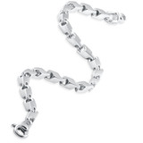 Men's Classic Solid Seed 14k Gold (29grams) or Platinum (47gram) 4mm Bracelet 8"