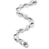 Men's Designer Round Link 14k Gold (49gram) or Platinum (79gram) 8.5mm Bracelet 8.5"