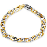 Men's Link 14k Gold (36gram) or Platinum (59gram) 7.5mm Bracelet 8.5"