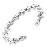 Men's U-Shape Link 14k Gold (76gram) or Platinum (122gram) 10mm Bracelet 9"