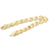 Men's Rounded Seed 14k Gold (53gram) or Platinum (86gram) 8mm Link Bracelet 8.5" Men's Rounded Seed 14k Gold (53gram) or Platinum (86gram) 8mm Link Bracelet 8.5"