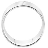 10mm Flat High Polished Wedding Band 950 Platinum