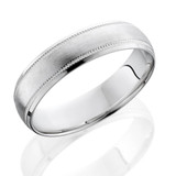 10K White Gold Mens 6mm Brushed Comfort Fit Wedding Band 10K White Gold Mens 6mm Brushed Comfort Fit Wedding Band