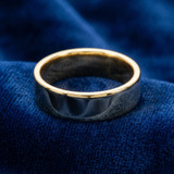 6mm Flat High Polished Wedding Band 10K Yellow Gold