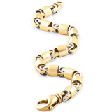 Men's Link 14k Gold (53gram) or Platinum (85gram) 8mm Bracelet 8.75"