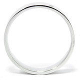 10k White Gold Flat 6mm Comfort Polished Wedding Band Ring