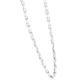 Men's 14k Gold (43gram) or Platinum (80gram) 5.5mm Link Chain Necklace 20"