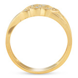 Mens 10k Yellow Gold Diamond Ring Anniversary Wedding Band