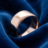 10mm Dome High Polished Wedding Band 10K Yellow Gold