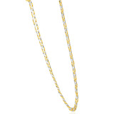 Men's Curb 14k Gold (30gram) or Platinum (56gram) 5mm Link Chain Necklace 20"