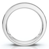 1 1/2 Ct Lab Grown Princess Cut Men's Channel Set Diamond Wedding 14K Ring