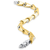 Men's Link 14k Gold (75gram) or Platinum (120gram) 8.5mm Bracelet 8.5"