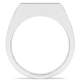 1 1/2ct Diamond Three Stone Mens Wedding Ring in White or Yellow Gold 14k