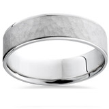6.5mm Mens Platinum Comfort Fit Wedding Band